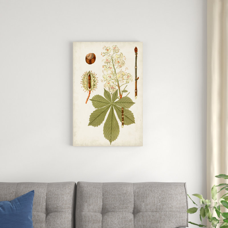 Feuilles antiques, H 30 po x l 20 po x P 1,25 po