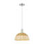 Mini-luminaire suspendu 1 lumière Natural Ballston Dome-2129555822-2129555819