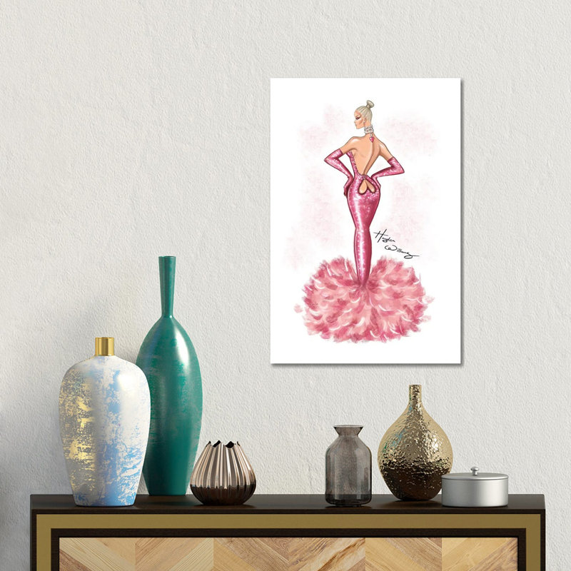Valentines Day Couture 2026 1 Piece Wall Art on Canvas, 45.72 cm H x 30.48cm W x 1.905cm D, Does Not Apply
