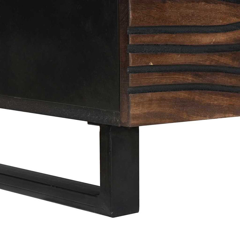 Coffee Table with Storage, Dark Brown