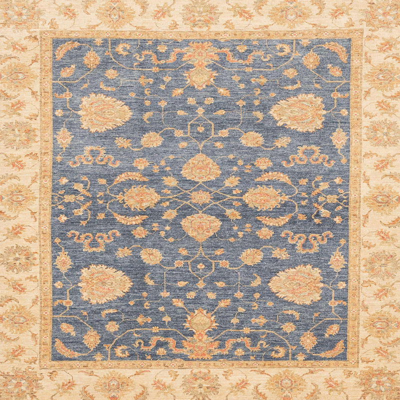 Tapis abstrait moderne 3515, Carré 8 pi