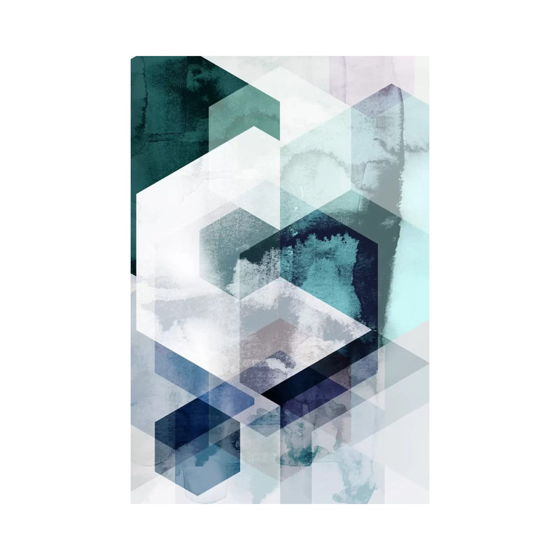 Graphic CLXV by Mareike Böhmer - Wrapped Canvas Painting, 20.32 cm H x 30.48 cm W