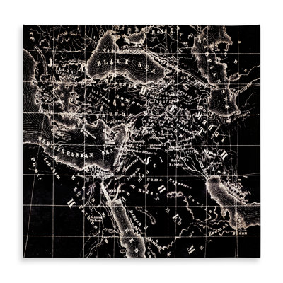 Old Maritime Maps Vintage Tablecloth | Indoor/Outdoor Decor