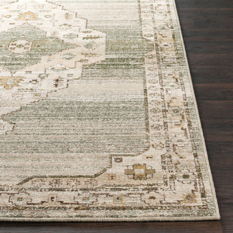 Moroccan Area Rug, Light Grey/Off-White/Olive/Tan/Taupe, Rectangle 152 x 225 cm