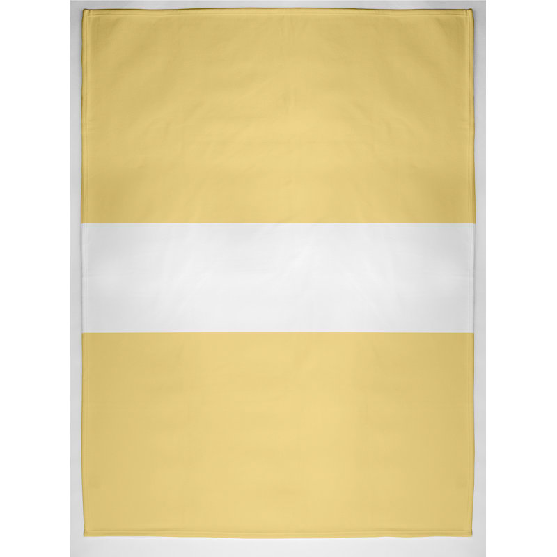 Horton Striped Blanket, Yellow