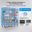 Congélateur commercial 72 pouces cubes 81 pouces avec 3 portes solides