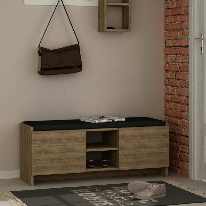 Ousley 8 Pair Shoe Storage Cabinet, Beige