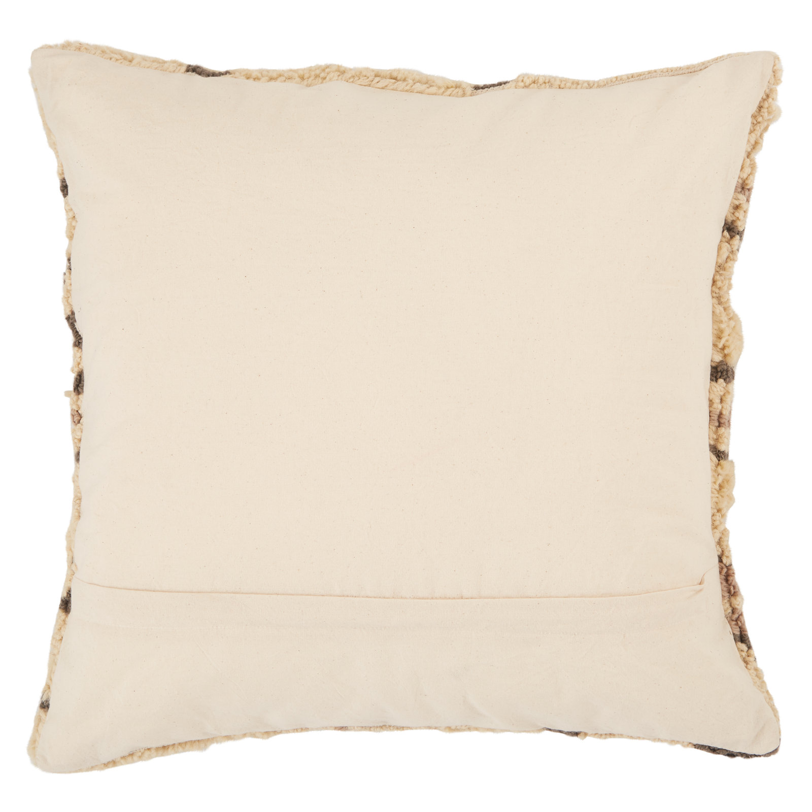 Soul Trek Embroidered Wool Throw Pillow, Polyester/Polyfi