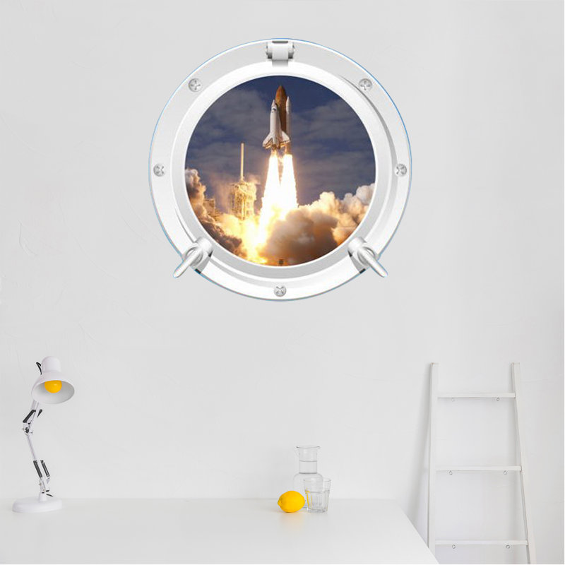 Non-Wall Damaging Window Decal, 28" H x 28" W