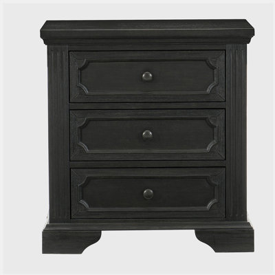 Table de chevet 3 tiroirs Traditional Design