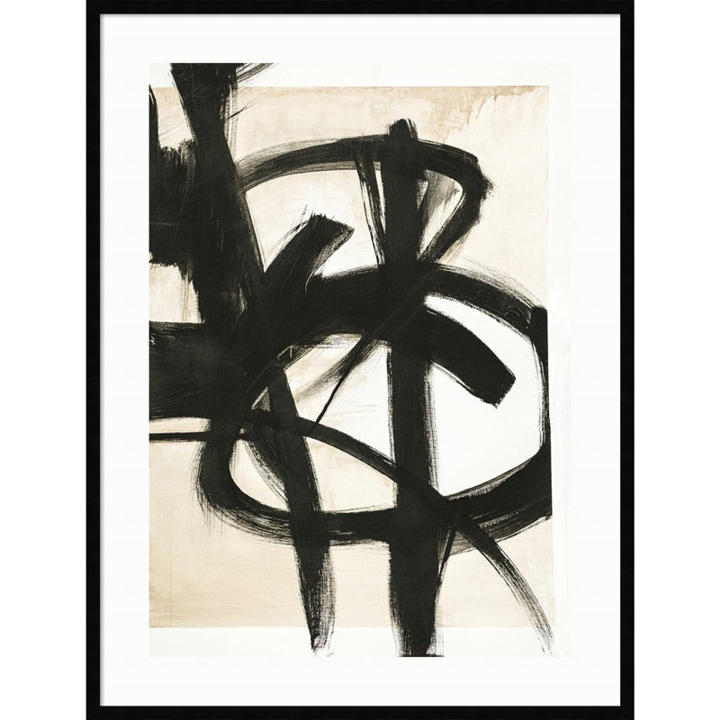 Graphical Shapes 7 par Design Fabrikken - Reproduction d'art graphique sur papier encadré, H 19,38 po x l 15,38 po