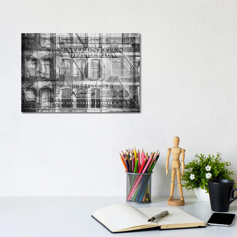 Manhattan Dollars - Soho by Philippe Hugonnard - Wrapped Canvas Print, 20.32 cm H x 30.48 cm W