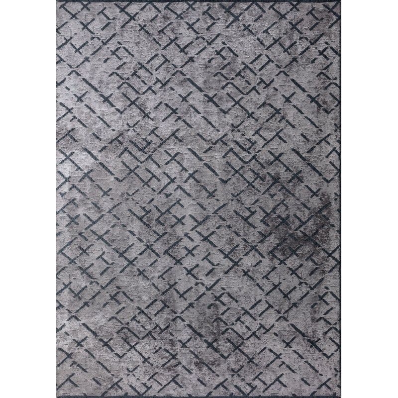 Tapis gris Rapture, Rectangle 7 pi 10 po x 9 pi 10 po