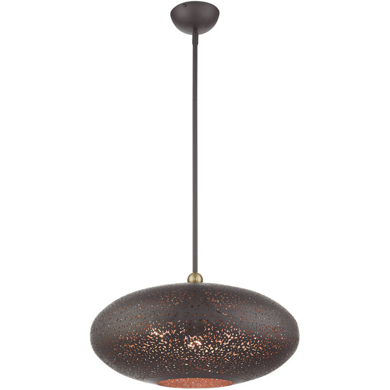 Luminaire suspendu géométrique à 3 lumières