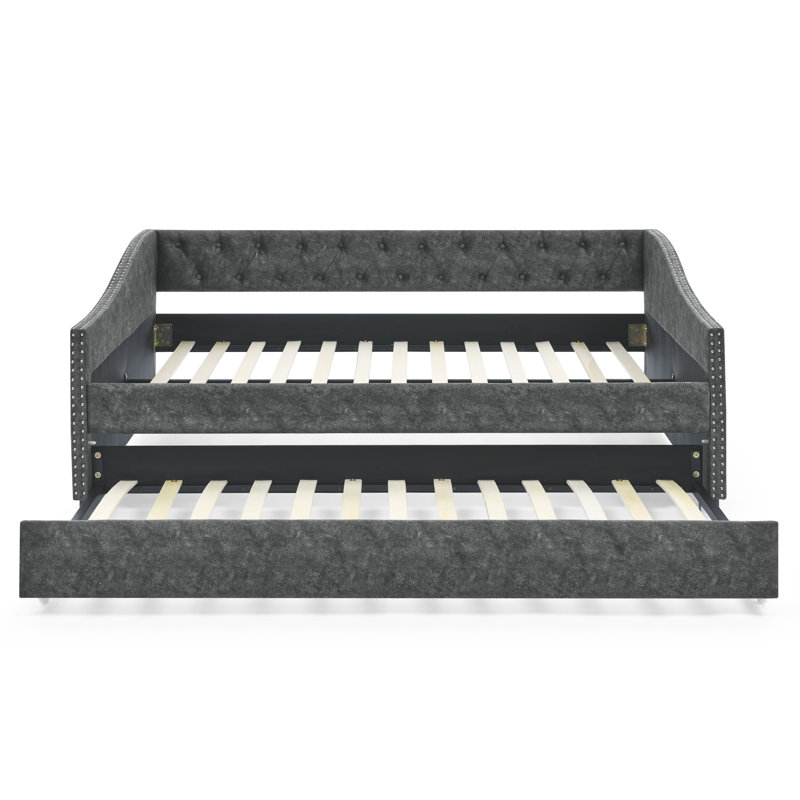 Cherel Daybed, Full, Dark Gray