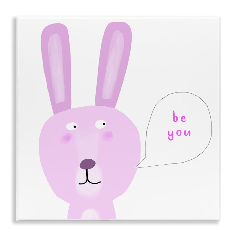 «Pink Be You Bunny», art mural par Carla Daly