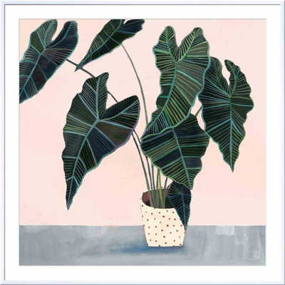 «Houseplant II» par Victoria Borges - peinture encadrée