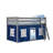 Mendelson Kids Low Bunk Bed with Curtain-1727860457-1727860462