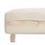 Ensemble de canapé d'extérieur 2 pièces avec coussins et table basse, teck