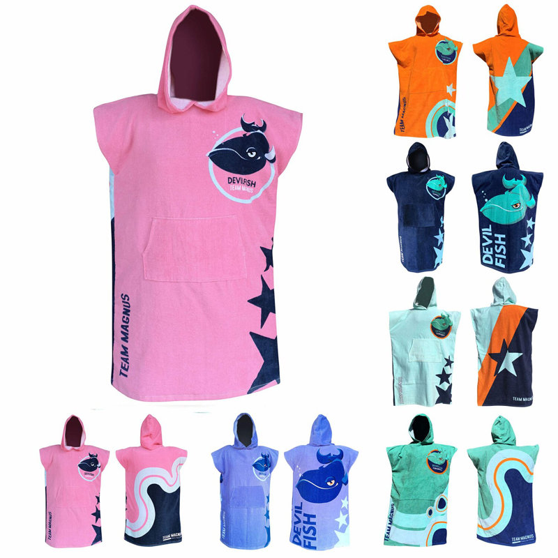 CozySplash Hooded Bath Towel for Kids - Perfect Fit for Ages 4 to 12