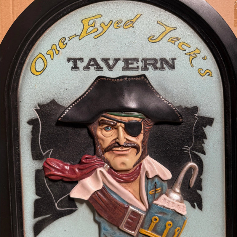Statue de pirate murale Jack's Tavern