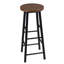 Haydenville Upholstered Counter Stool with Metal Frame-827241159-827241158