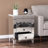 Mirrored End Table With Drawers