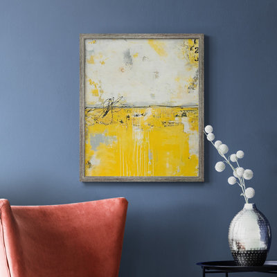 Yellow Bound Premium Framed Canvas - Ready to Hang