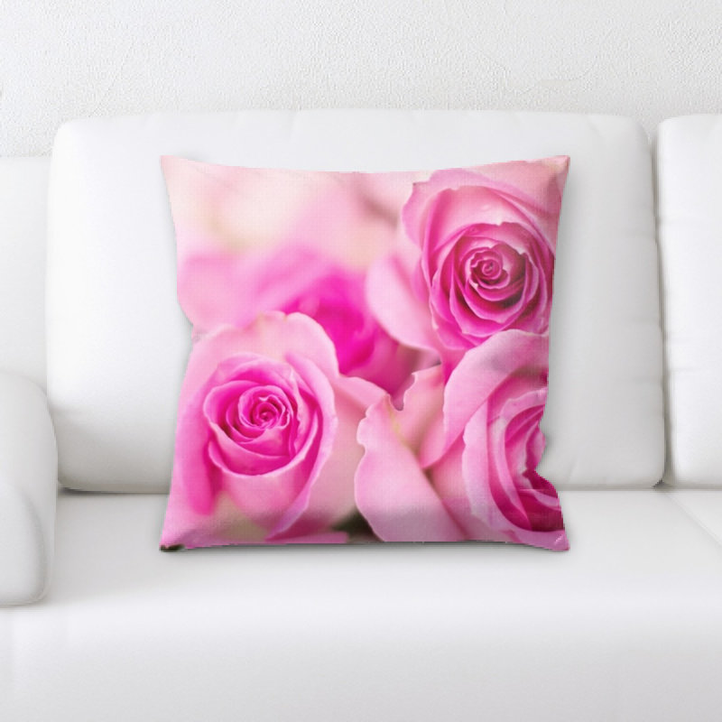 Amher Microsuede Reversible Throw Pillow