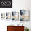 FLORAL Series CCCCXXI - Impression encadrée de qualité supérieure - Prêt à être accroché - Aucun clou requis-690797978-690797980