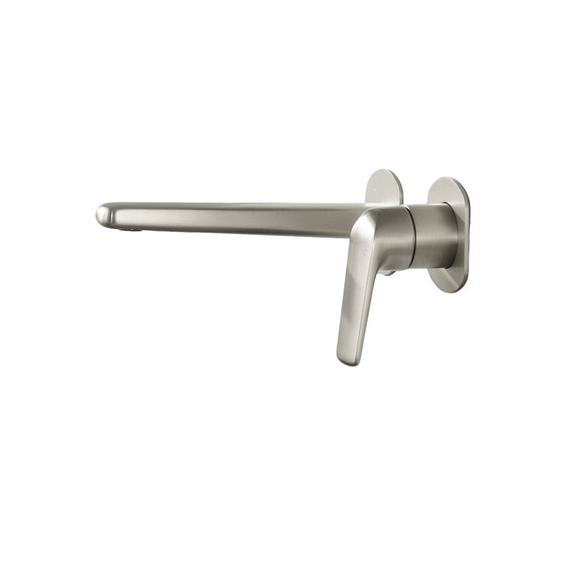 Robinet de salle de bain mural Topcraft, Nickel brossé