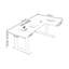 Bureau rectangulaire en bois manufacturé kaki + acier Barenia +-1593860115-1593860112