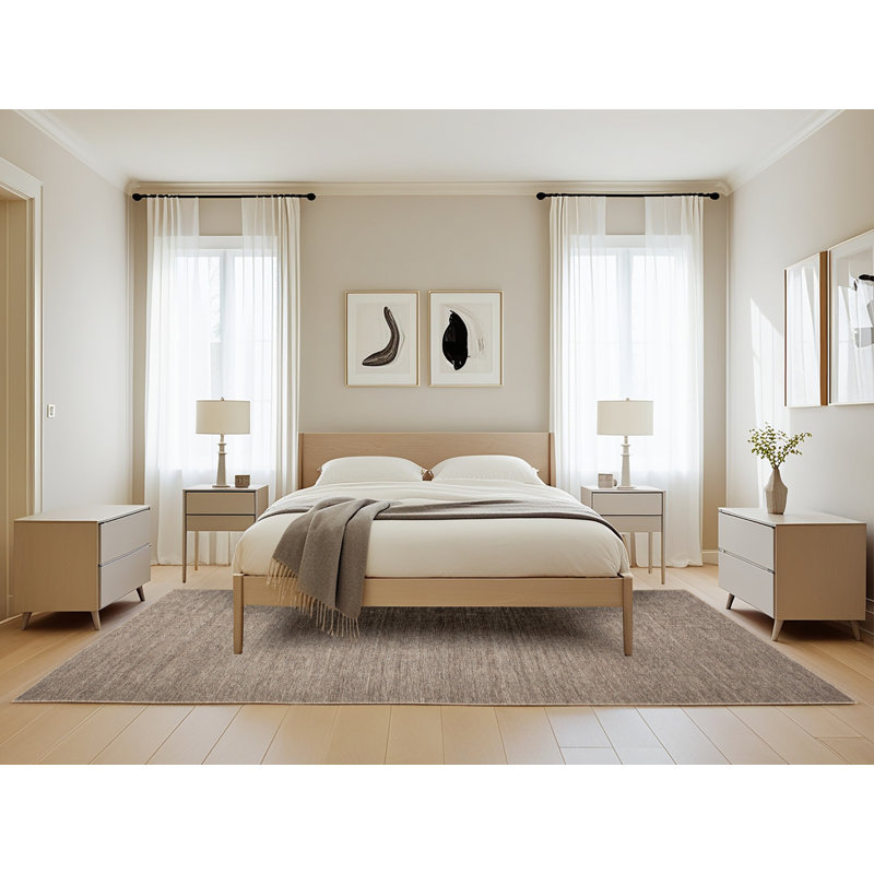 Tapis gris zone contemporaine, Rectangle 5 pi x 8 pi