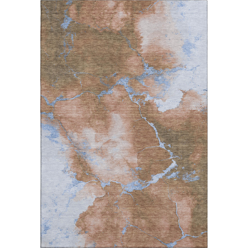 Premium Machine Washable Jacquez AMF1790 Abstract Rug, Rectangle 3' x 5'