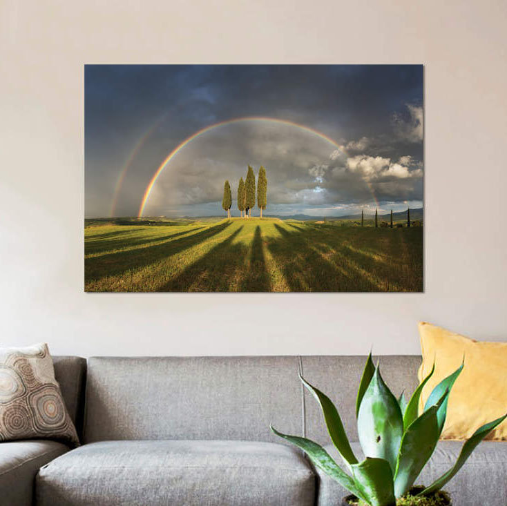«Spring in Tuscany X», reproduction de photo sur toile, H 18 po x l 26 po x P 1,5 po, Toile tendue, Pas de tapis
