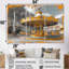 «Yellow Gray Autumn Autumn Wonderland Carousel Parks», ensemble d'art mural parcs d'attractions-1462278656-1462278662