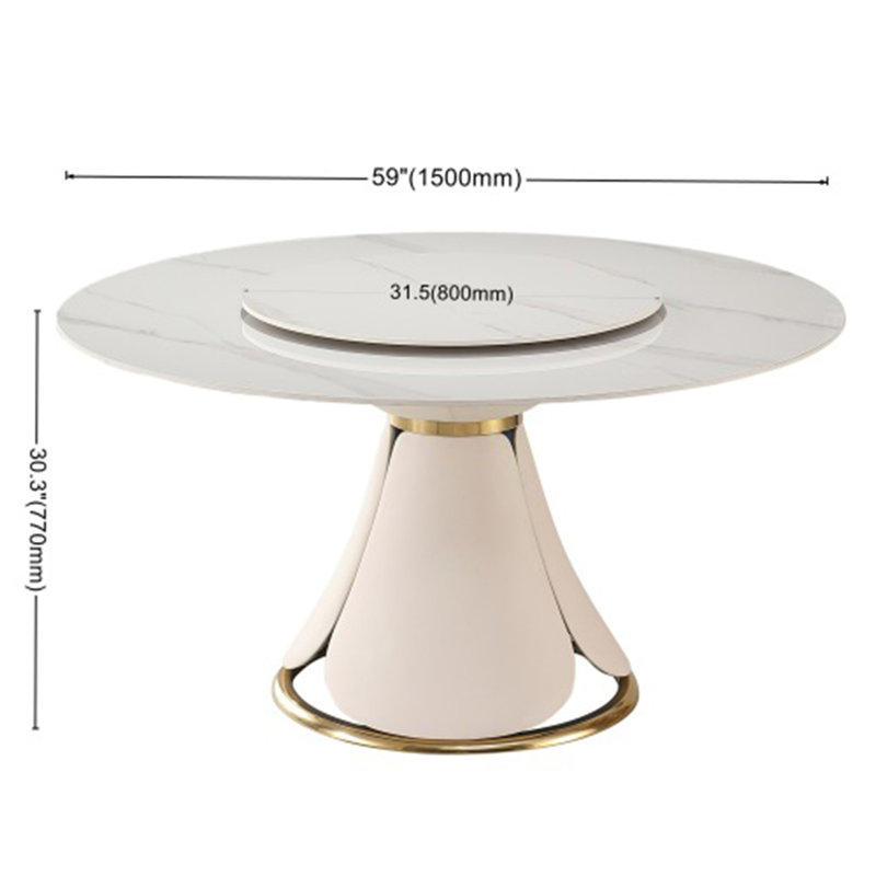Ensemble de table de salle à manger 9 pièces 9 pièces