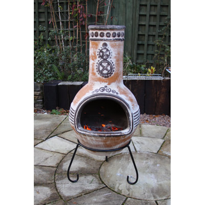 Column Clay Chimenea