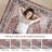 2x6 Vintage Floral Runner Rug – Washable, Non-Slip, Ultra-Thin Carpet for Entryway, Kitchen, Laundry (Rust)-1135207794