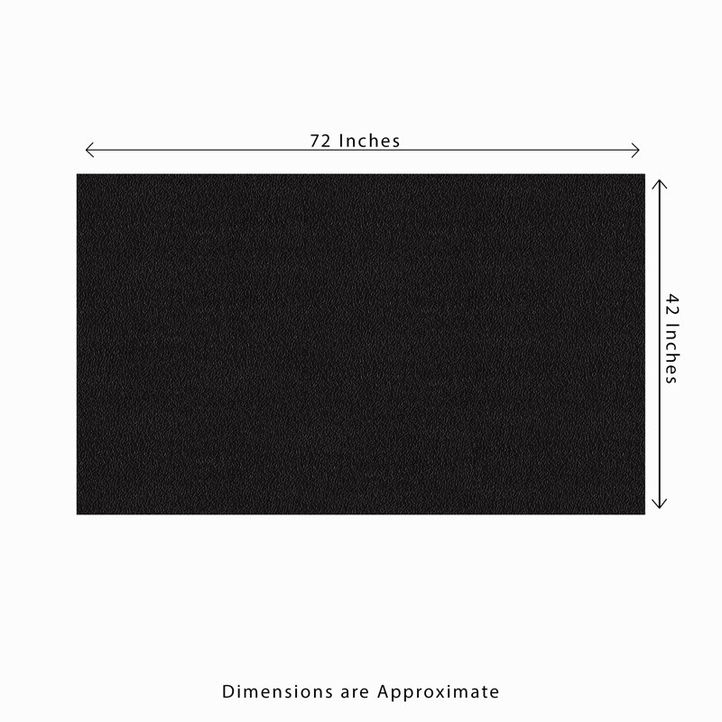 Heavy Duty 42 In. x 72 In. Indoor/Outdoor Rubber Utility Mat for Gyms, Stall Mat, Non-Slip Exercise Mat
