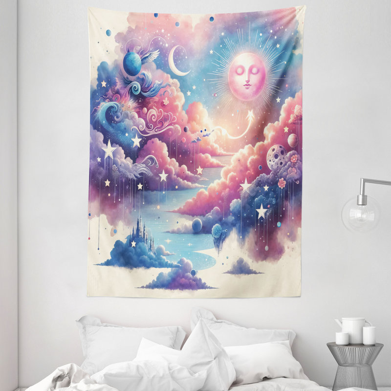 Tapisserie en polyester, H 80 po x l 60 po