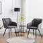 45.5cm H Upholstered Metal Armchair-2105182494