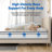 10" Medium Memory Foam Hybrid Mattress, Pillow Top Mattress, Certipur-US, OEKO-TEX Certified-925074917-925074922