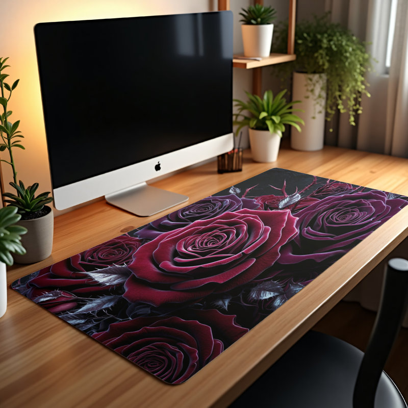 Polyester Desk Pad, 31.5x15.5