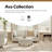 Ava Sofa and Ottoman and Matching 36-inch-wide Table Ottoman for Living Room, 2-Piece Set-81500813-106282088