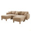 Canapé modulaire en U à 3 places Boucle Fabric-2084294149