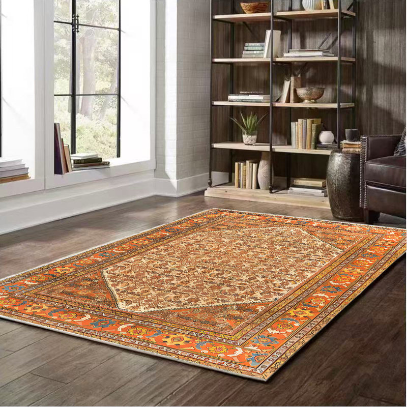 Crafters & Weavers Serapi Collection Area Rug Ultra Soft Washable Rug, Non Slip, Indoor, Stain Resistant Rugs for Living Room Bedroom Vintage Home Decor (9' x 12')