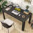 63 Inch Rectangular Modern Dining Kitchen Table