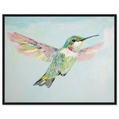Freedom in Flight I Canvas Trendy Coastal Art by