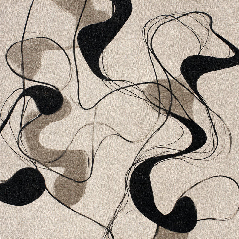 «Flowing Lines», art mural sur toile tendue